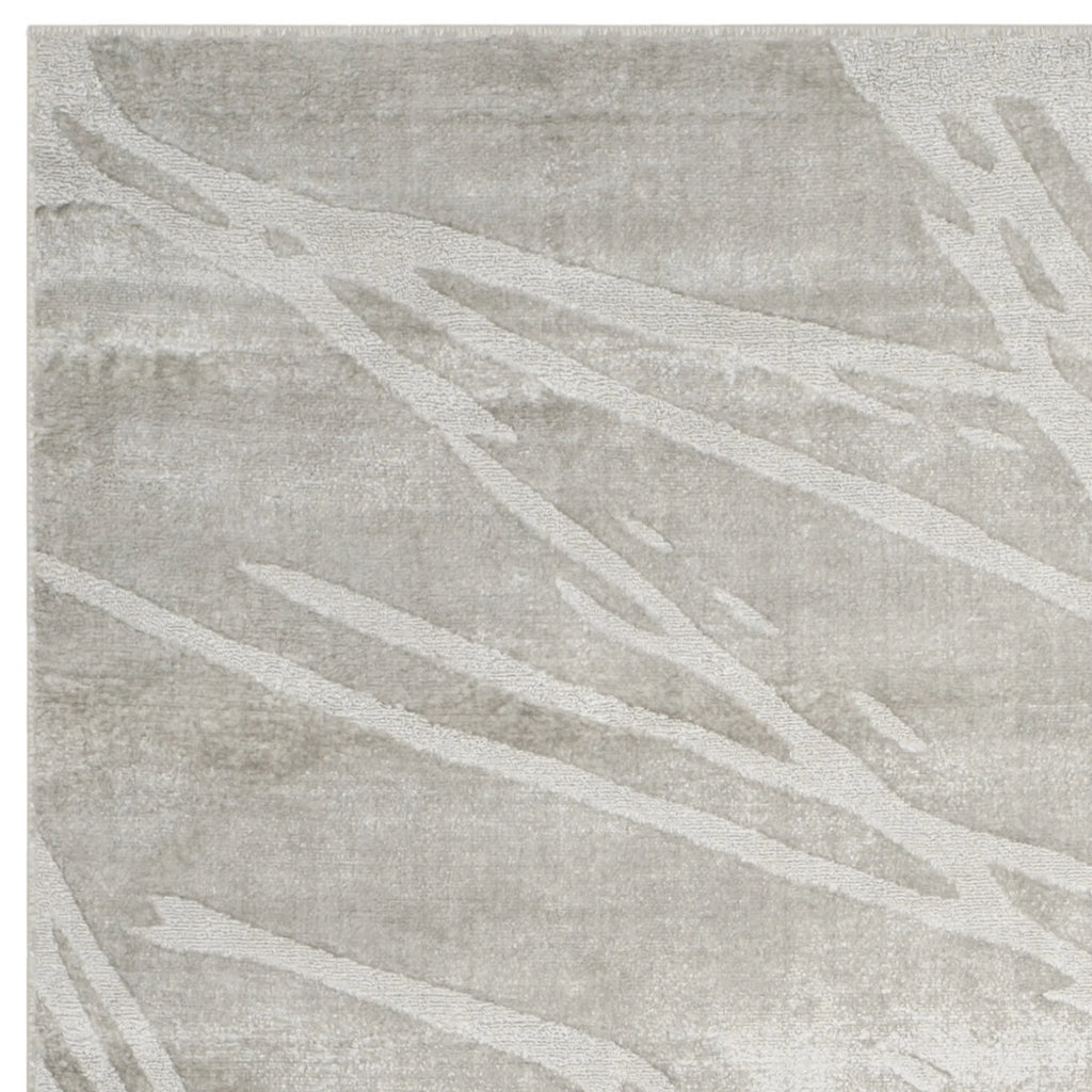 Grey Abstract Area Rug, 6' x 9' K346188