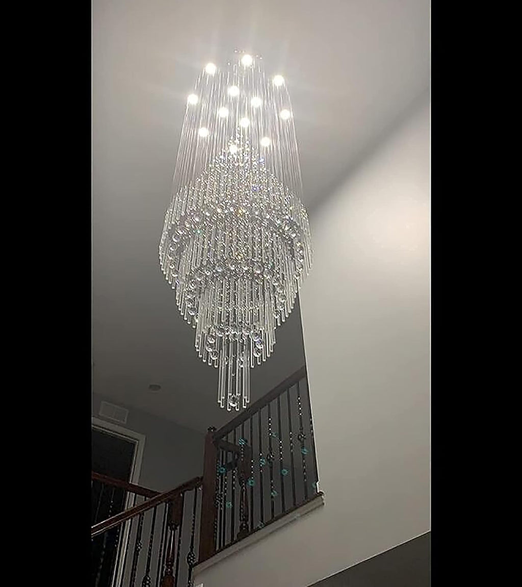 Crystal Raindrop Chandelier, 12 Bulbs O922134