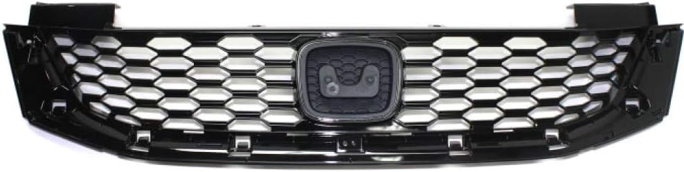 Painted Black Plastic Grille Assembly for Honda Accord Coupe 2013 2014 2015 M27896