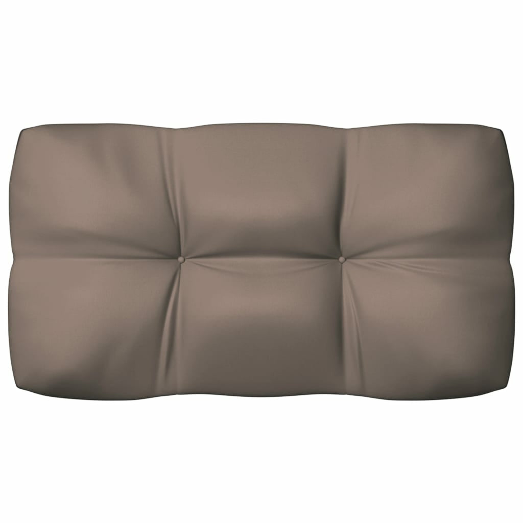 Set of 5 Taupe Fabric Pallet Sofa Cushions C564215
