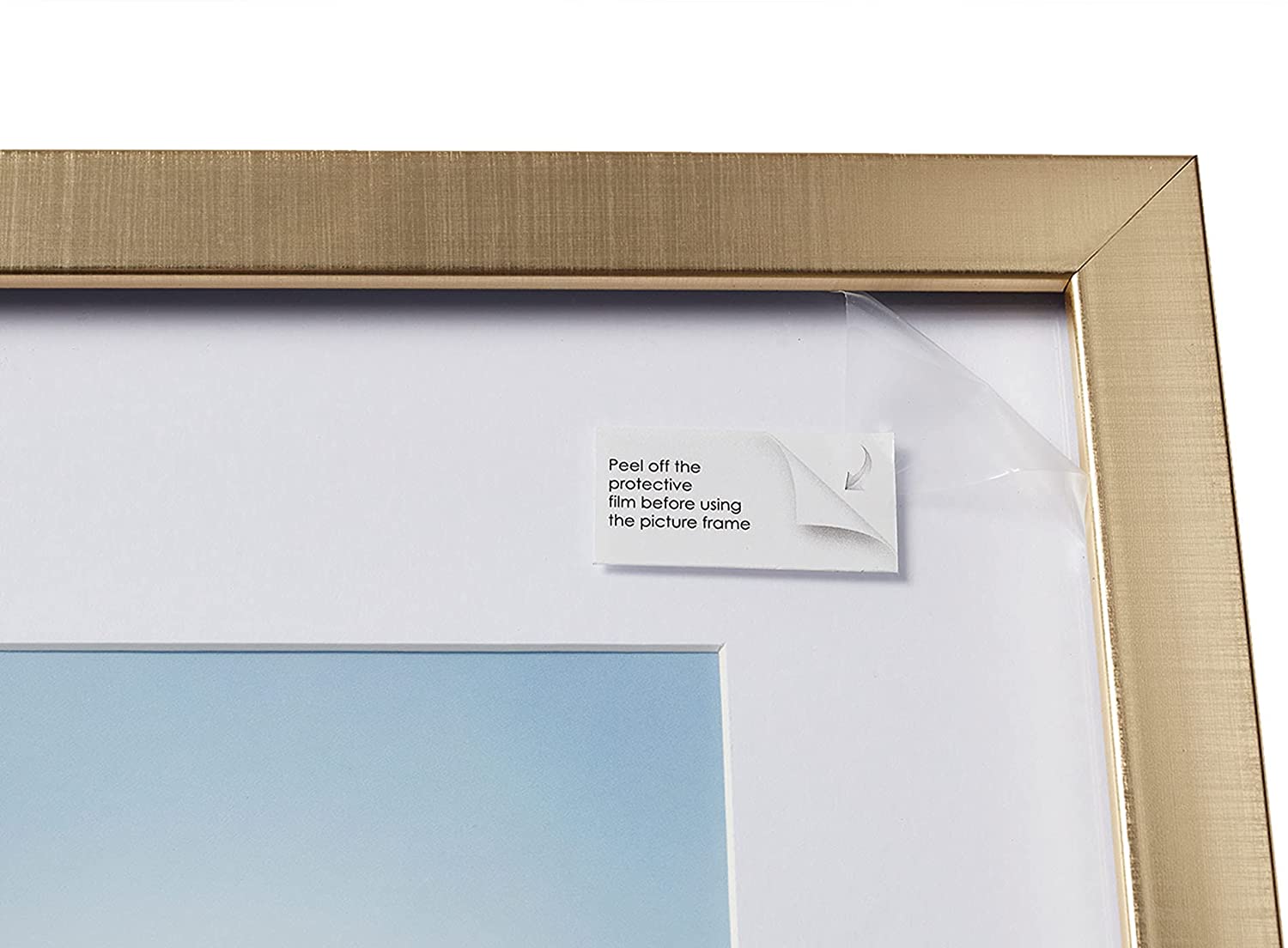 12x12 Matted Square Picture Frames (Gold, 4pk) O663301