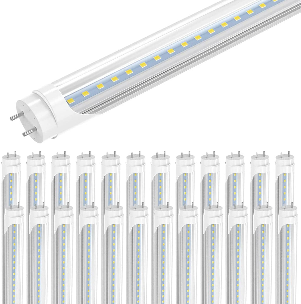 25-Pack 4ft LED Tube Light Bulbs, 6000K Cool White, 2400 Lumens C33020
