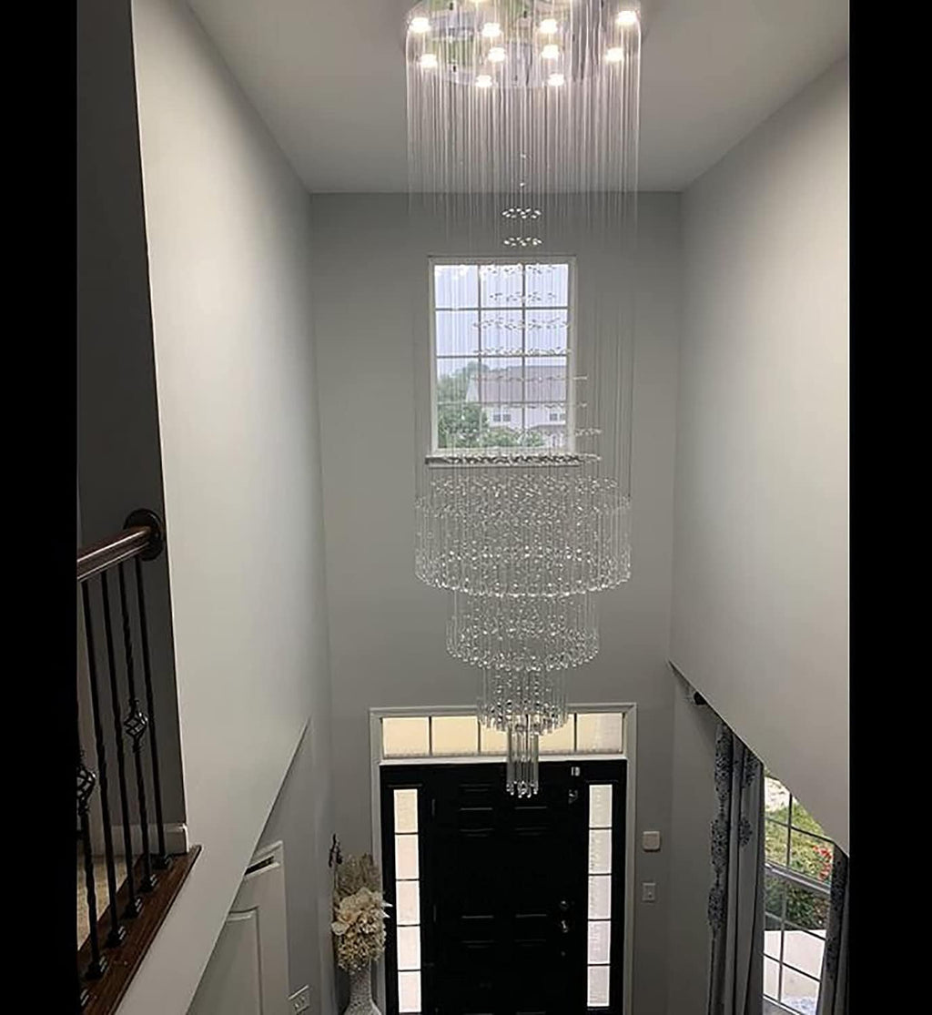 Crystal Raindrop Chandelier, 12 Bulbs O922134
