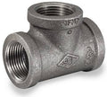 Black Malleable Iron 6 in. Tee Pipe Fittings V47743