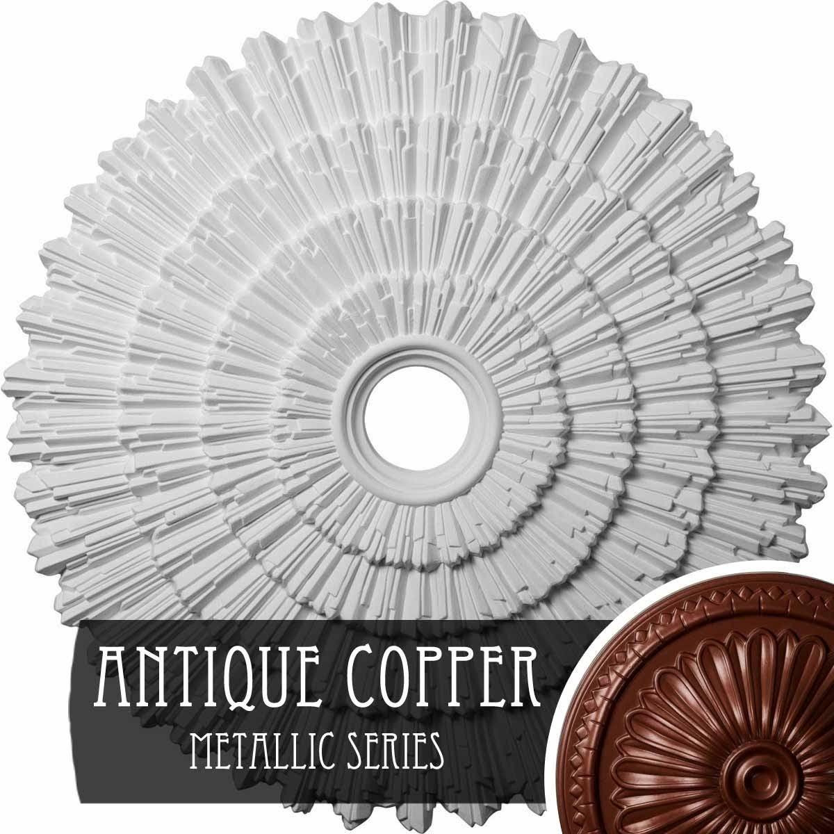 Bronze Hand-Painted Ceiling Medallion K273