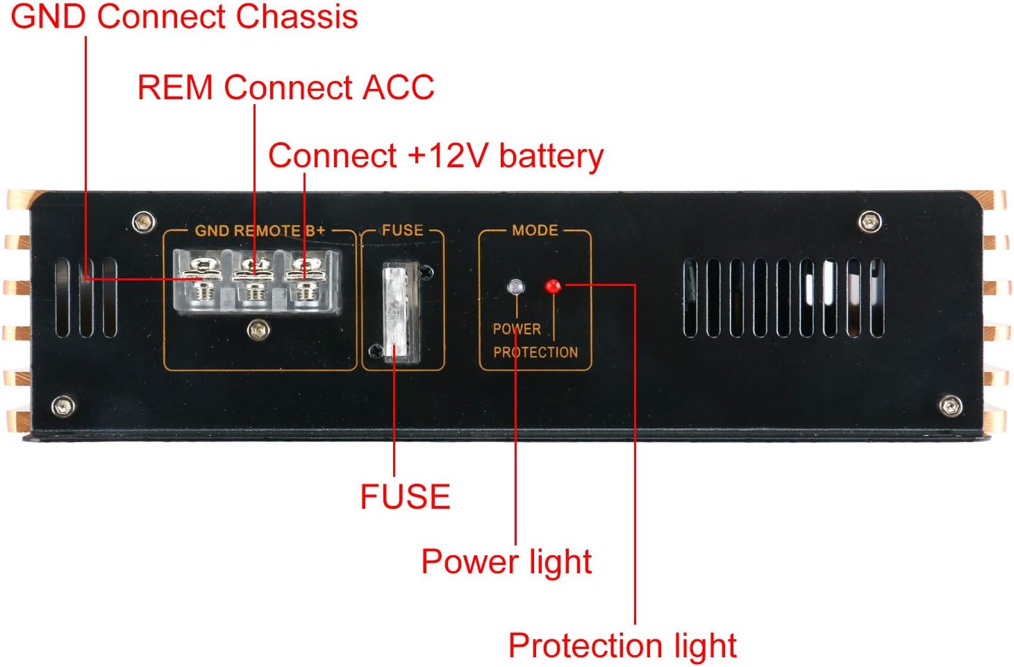 2200W 2 Channel Car Amplifier H880384