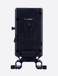 V Mount Battery Plate Adaptor with 15mm Rod Clamp, D-tap, USB, DC Outputs & LP-E6 Dummy Battery F845539