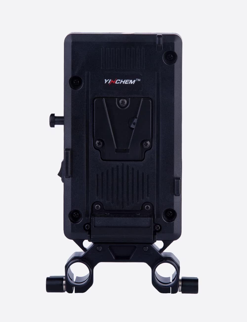 V Mount Battery Plate Adaptor with 15mm Rod Clamp, D-tap, USB, DC Outputs & LP-E6 Dummy Battery F845539