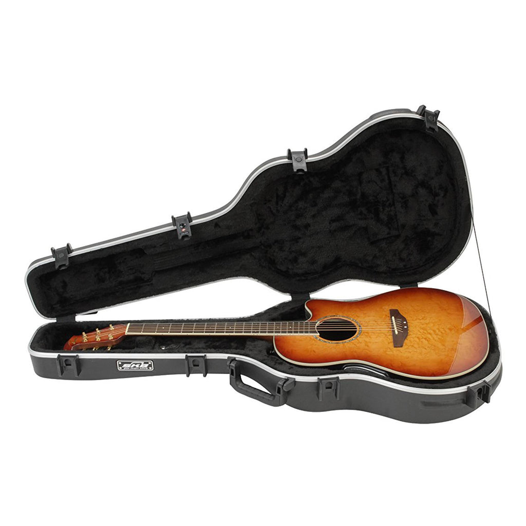 Shallow Acoustic Roundback Shaped Hardshell Case Z1015