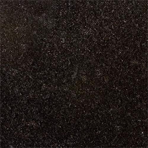 Solid Black Granite Top Kitchen Cart J7548
