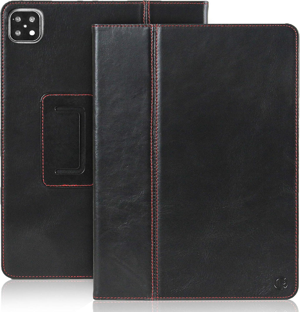 Tan Real Leather iPad Pro 11 Case with Dual Stand R542039