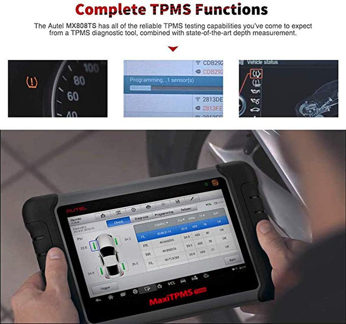 TPMS Diagnostic Scan Tool with Complete TPMS Functions R1755