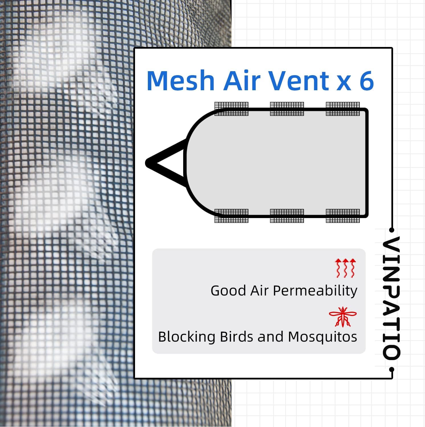 5th Wheel Cover Thick 3 Layers Polypro Anti-UV Waterproof Breathable Camper Covers Fits 37' - 40' Trailer, Gray P7365