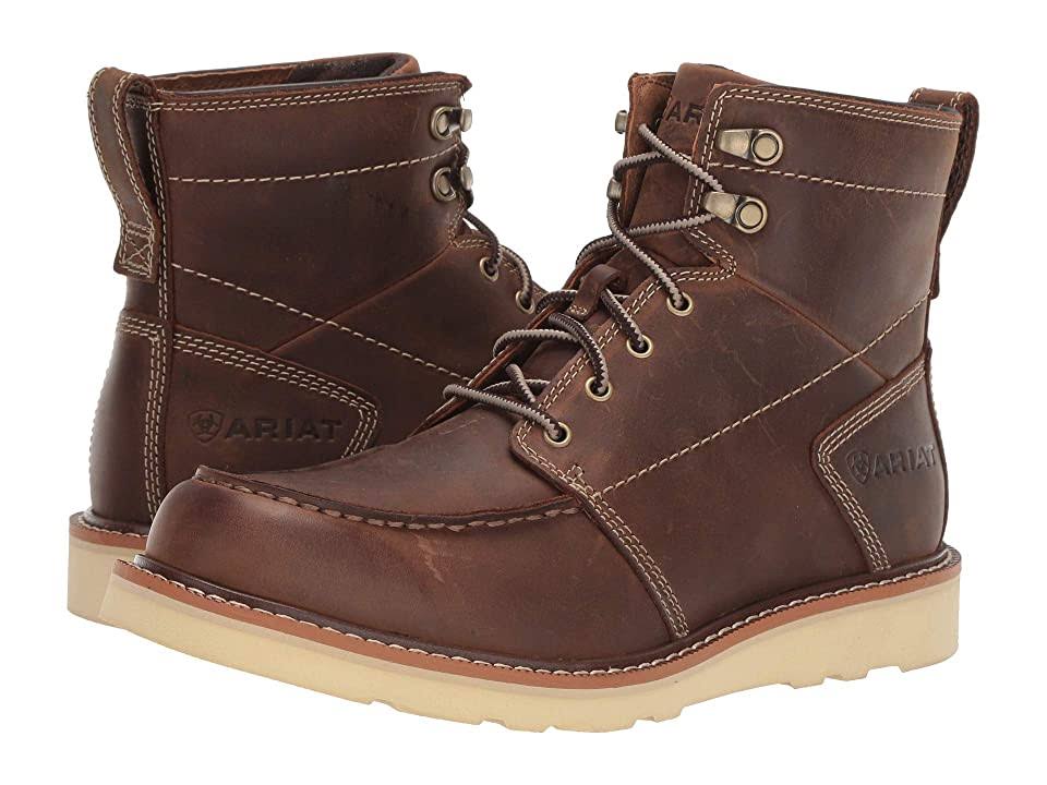 Brown Lace Work Boots E208