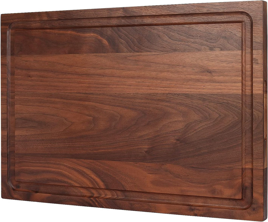 Walnut Wood Cutting Board with Juice Groove, Pack of 2 W634020