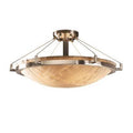 Matte Black 6-Light Semi Flush Mount U54683