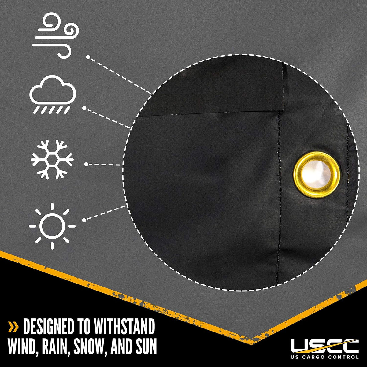 Lightweight Steel Tarp - 20 Foot x 16 Foot Flatbed Tarp - 14 Ounce PVC-Coated Polyester Waterproof Material I1475