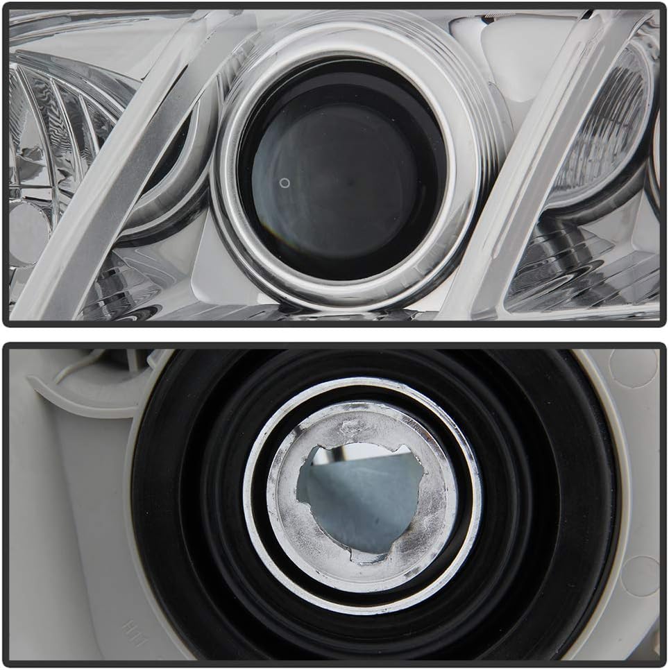 Chrome Bezel Left Projector Headlight Housing Headlamp Assembly For 2007-2009 Toyota Camry F4883