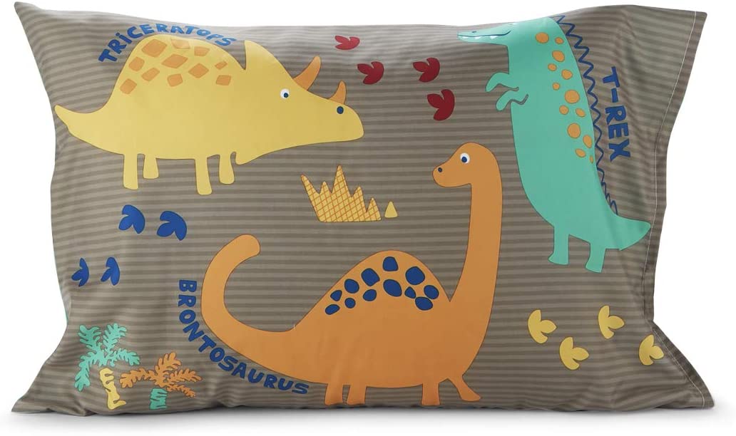 4-Piece Blue Dinosaur Toddler Bedding Set B153
