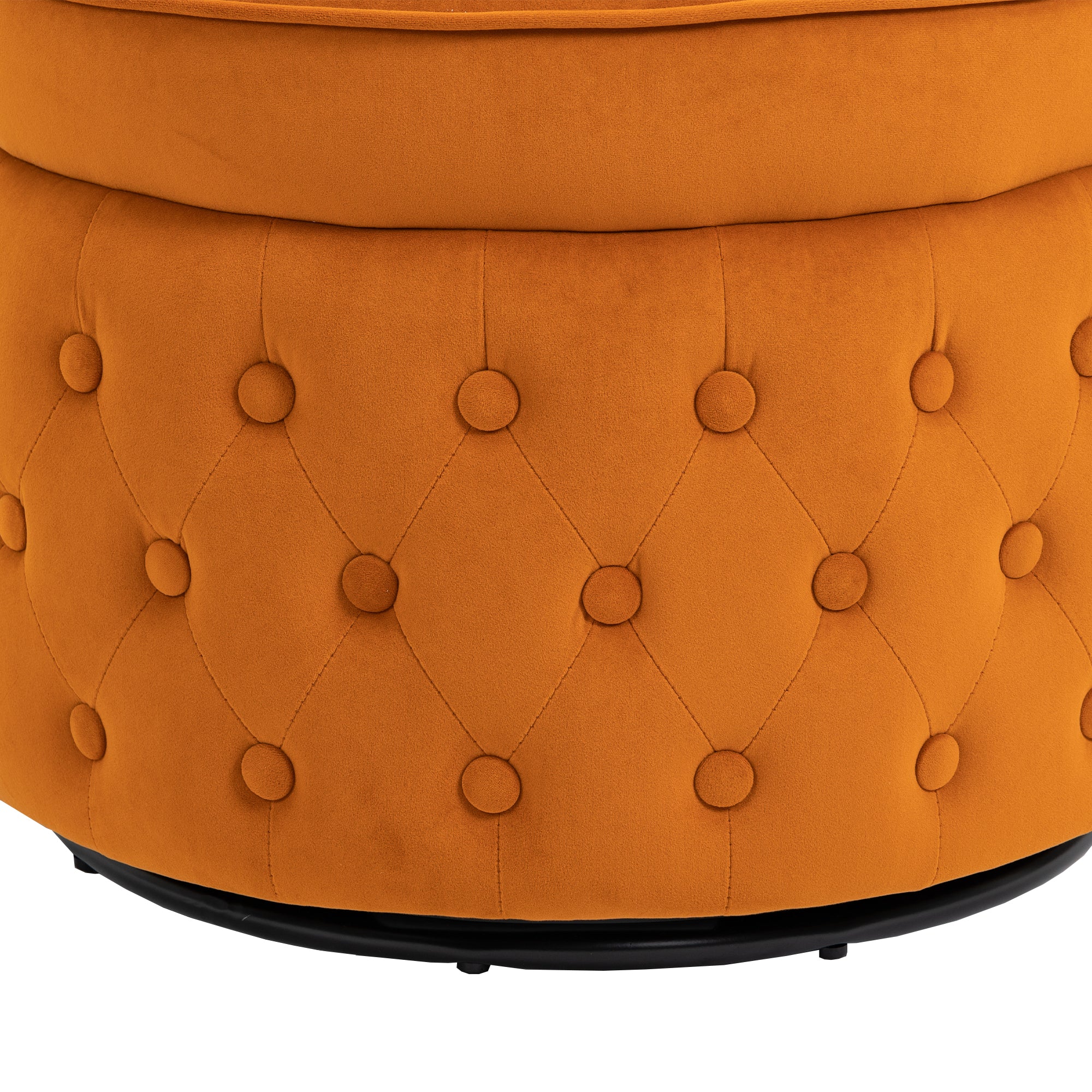 Swivel Cuddle Barrel Accent Sofa Chairs with Wide Upholstered Fluffy Velvet Fabric Chair Y8458