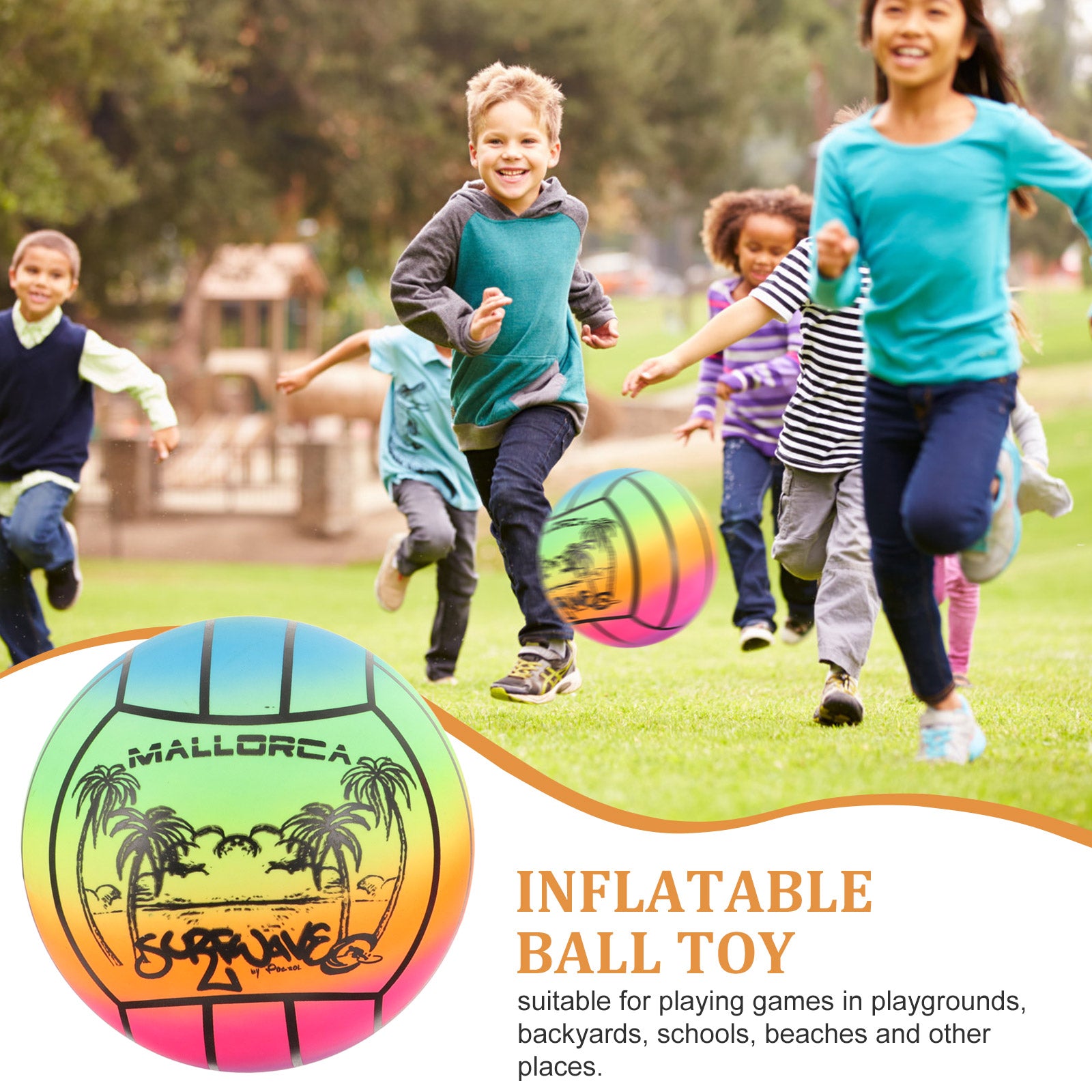 Inflatable Ball Toy Set of 4 J1921