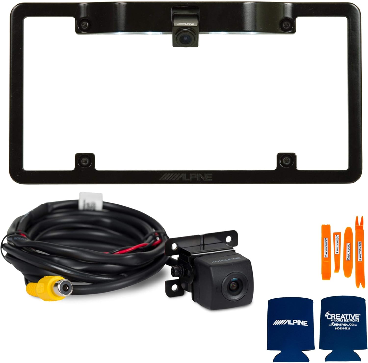 License Plate Frame with Back Up Camera P6333