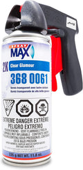 2K Clear Coat Aerosol Spray Can High Gloss Automotive Clear Coat Two Stage Clear Coat with Spray Can Trigger Pack of 2 D286473
