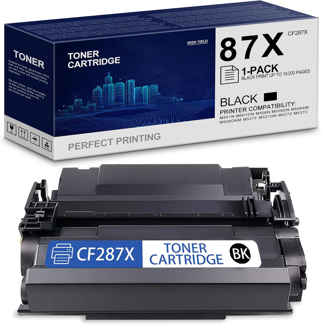 87X High Yield Toner Cartridge (1-Pack, Black) X30991