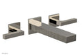 Polished Nickel Two Lever Handle Roman Tub Faucet T593
