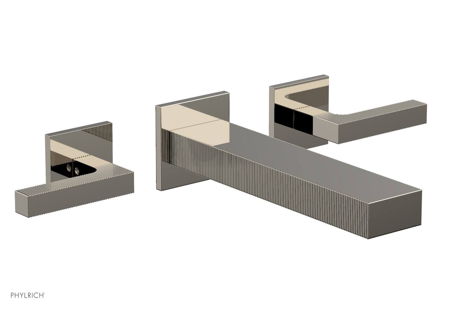 Polished Nickel Two Lever Handle Roman Tub Faucet T593