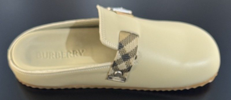 Burberry Men's Adjustable Buckle Slide Sandals